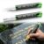 Tombstone Marker Pen, for Restoring Faded Grave Inscriptions，White：2PCS