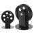 TOMETURE 2pcs Hanging Lamp Pulley Wheel Fixture Set, Iron Ceiling Mount