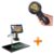 TOMLOV P10 Microscope for Adults Kids, Handheld Coin Magnifier with Light for Error Coins, Collector Portable 100X Jewelers Loupe+TM4K-AF Max