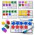 TOMMYHOME Magnetic Ten Frame Set of 74 PCS,Kindergarten Math Classroom Must Have counters,Educational Math Game Toys Suitable for Kids 5-7. (Star)