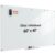 Tomofyzy Glass Whiteboard 60″ x 40″, Frameless Wall Mounted Dry Erase Board with Tempered Glass Surface, Steel-Backed Magnetic Support, Tray, Eraser, Markers & Magnets for Office, School, Home