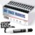 TOMPEN Dry Erase Markers Black 120 Count,Chisel Tip Whiteboard Markers for Adults Teachers Gifts-Non-Toxic Low Odor,Bulk for Classroom,Office,Home,Quick-Dry & Easy to Erase