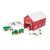 Tomy John Deere Childs Red Barn Playset – 1:64 Scale – Includes Farm Animal Toys, Tractor Toy, Red Barn with Handle, and Accessories – Easter Basket Stuffers – Farm Toys for Kids 3 Years and Up