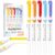 TONOS Highlighters 5 Pcs with Dual Tips, Assorted Colors, Cute Highlighters