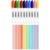 TONOS Whiteboard Markers & Pastel Highlighters Set, 10 Pack Dry Erase Markers with 10 Color Highlighters for Classroom, Office, School, Notes and Organization