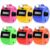 TOODOO 6 Pack Hand Tally Counter 4 Digit Mechanical Palm Clicker Plastic Hand Held Counter Clicker with Metal Finger Ring for School Golf Sports Events Office Stadium(Bright Color)