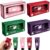 Toothpaste Squishy Halloween Ghost Stress Squeeze Toys Slow Risining Sensory Fidget Toys for Stocking Stuffers Party Favors Gifts Stress Anxiety Relief,with Box，Purple+Pink+Red+Green