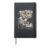 TOO TIRED TO CARE Sarcastic Funny Coffee Hardcover Journal, Black