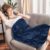 Topblan Weighted Lap Blanket 7lbs for Adults, Small Weighted Blanket Throw for Napping, Relaxation, Calming and Travel, Skin Friendly & Machine Washable for All-Season Sleeping, 24×29 inches