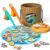 TOP BRIGHT Montessori Toddler Fishing Game – Kids Wooden Magnetic Fishing Toys Gifts for 3 Years Old Girls Boys, Fine Motor Skills for Toddler