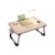TOPINCN Foldable Laptop Bed Desk with Cup Holder, White