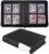Top Loader Binder, 128 Cards, 4 Pocket Zipper Binder for 3″ x 4″ Top Loader, Ringless Side-Loading Pages, Collectible Sports & Trading Card Album