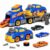 TOPMVP 8Pcs Take Apart Truck Toy Set with Electric Drill for Boys Kids 3-6
