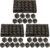 TOPPERFUN 24Pcs 1/+1 Token Dice Counter, 0.63in D6 Plus and Minus Dice Set, Acrylic Board Game Accessory, Compatible with MTG Counter, CCG, Card Games, Black (Pack of 3)