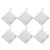 TOPPERFUN Keychain of Sublimation 6pcs Chain Blanks for Graduation 2026 Heat Transfer Mdf with Metal Ring, Lightweight and Portable Graduation Season Accessories for Graduates