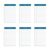 TOPS Docket Writing Tablet, 5 x 8 Inches, Perforated, White, Narrow Rule, 50 Sheets per Pad, 6 Pads per Pack (63366)