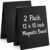 TOPZEA 2 Pack 12″ x 10″ Magnetic Bulletin Board, Metal Magnet Display Stand