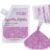 TORC Rainbow Lavender Chunky Glitter 100g (3.5oz) Glitter Powder with Spout Pouch, Easy Pour, No Spill Resealable Bag, for Resin Crafts Tumblers Cosmetic Makeup Nail Art Festival Decoration
