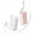 TORRAS PowerGo 3-in-1 Portable Charger 2-Pack, 10000mAh 45W Power Bank with Built-in Retractable USB-C Cable and Foldable Wall Plug, White & Pink