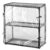 Torvex Storage Shelving Unit, 3-Shelf Wire Rack with Cover, 1 Pack