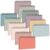 Tosstuki 12 Pcs Large 4×6 Index Cards with Ring Set 600 Cards Colored Ruled Notecards with Waterproof Covers Spiral Flashcards for Studying, Learning, College, School, Office, Home Supplies(Retro)