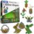 TOSY Magnet Cube 4×4 – 560 Magnets, 70 Blocks, 8 in 1 Toy: Puzzle Cube Game, Creative Building Blocks, Transformable Fidget Spinner, Infinity Cube, Magnet Tiles, UV Flashlight, Glowing STEM/STEAM Toy