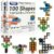 TOSY Magnet Fidget Spinner Mini – 8 Blocks, 3 in 1 Toy: Transformable Fidget Spinner, Infinity Cube, 2×2 Puzzle Cube, Stress Relief, STEM Magnet Tiles Birthday Gift for Kids/Boys/Girls/Adults, 2-Pack