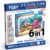 TOSY Picture Cube Ocean Buddies: 6-in-1 Magnetic Picture Puzzle, 48 Blocks, 288 Puzzle Faces, 0.6 in, B101, Seamless UV Art, Display-Ready Frame, Collectible, STEM/STEAM Gift for Kids & Adults