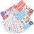Totority 67-Piece English Spelling Cards 4.72X3.14In Learning Flash Cards for Kids Memory Building Word Recognition Parent-Child Educational Game