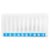 Totority Desktop Multi-compartment Organizer 10 Grids Pearl Cotton Material Phone Storage Box and Cord Organizer for Offices and Schools, Space Saving Cell Phone Holder