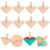 Totority Unfinished Wooden Spinning Tops 36Pcs Natural DIY Wood Gyro Toys for Kids Painting Crafts, Bulk Hand-Painted Kit for Classroom Rewards, Birthday Party Favors, and Fine Motor Skills