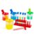 TOUHKAN Color Science Test Tubes, Droppers for Kids, Plastic Test Tubes with Caps, Lab Tubes Science Experiments for Kids Age 4 5 6 7 8, Science Supplies Test Tube Holder for Little Scientist