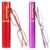 touk Small Pocket Reading Glasses Blue Light Blocking, Slim Compact Half Readers with Portable Pen Clip Case for Men Women 2 Pack Purple/Red +1.0
