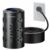 Tower Power Strip Surge Protector with PD 20W Fast Charging Station, 12 Outlets, 5 USB (3 USB-C), 1800J Protection, 6FT Extension Cord (Black)