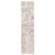 Town & Country Luxe Opaline Bold Marble Runner Area Rug with Glam Metallic Ribbed Texture Pile, Taupe, 1’9″x7’2″