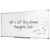TOWON Magnetic Dry Erase Board White Board, Silver Aluminium Frame, Whiteboard for Wall with Pen Tray and Accessories for Office, Homeschool, 48 x 24 Inches