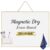 TOWON Premium Gold 24″ x 18″ Magnetic Dry Erase Board – Sleek Narrow Aluminum Frame Whiteboard for Wall, Hangable Message Board for Home Office, Kitchen, Dorm, and School Décor