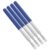 TOYANDONA 4pcs Metal Telescopic Teacher Pointer Stick for Classroom Presentations, Retractable Stainless Steel Teaching Extension Pointer Adjustable Length and Silicone Grip, 8.3″ to 39.4″