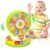 Toy for 1 2 3 Year Old Boys Girls, Spin and Sing Alphabet Baby Musical Learning Toys for Toddler 12-18 Months, Interactive Games with Light and Animals Sounds, Christmas Birthday Gifts for Ages 1-3