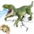 ToyFuntasy Remote Control Dinosaur Toys for Kids Ages 4-7 8-12 – Best Birthday Gifts for Boys 4 5 6 7 8 9 10 11 12 Year Old, RC Walking Dino with Roaring, Spray, Light, Touch Sensing
