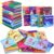 Toyk Baby Bath Books, Nontoxic Fabric Soft Baby Cloth Books (Pack of 8)