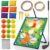 TOY Life 3IN1 Dinosaur Golf Cornhole Bean Bag Toss Games Ring Toss Games Chipping Golf Games for Kids Dino Party, Carnival, Family Indoor Outdoor Backyard Lawn Yard Games Birthday Party, Gift for Boys