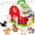 Toys for 1 2 3 Year Old Boys Girls, Farm Animal Toys with Musical for Kids