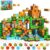 ToyUnited 100PCS Magnetic Blocks – Magnet Building Blocks, Stacking Magents Cubes Toys, STEM Montessori Sensory Toys for Kids Boys and Girls Ages 3 4 5 6 7 8 9 10+ Birthday Gifts