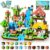 ToyUnited 150PCS Magnetic Blocks – Magnetic Building Blocks, Magnet Cubes Toys Stacking, Build Forest World Set, STEM Montessori Sensory Toys for Kids Boys Girls Ages 3 4 5 6 7 8 9 10+ Birthday Gifts