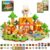 ToyUnited 200PCS Magnetic Blocks with Light-Up Blocks, Magnet Building Blocks, Stacking Magent Cubes, STEM Montessori Educational Sensory Toys for Boys & Girls Ages 3-12 Birthday Gifts