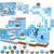 ToyUnited Magnetic Blocks – 100PCS Magnetic Building Blocks Glacier Castle, STEM Montessori Sensory Toys for Toddlers Kids Boys Girls Ages 3 4 5 6 7 8 9 10+ Holiday Birthday Gifts
