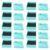 Toyvian 10pcs Pearlescent Paper Lidded Jewelry Box for Rings