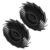 Toyvian 2pcs Plastic Replacement Gear Wheel for Cash Counting Machine, Sturdy Black Plastic Material with Stability and Easy to Store Features, for Mobile Applications and Shopping Malls