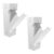Toyvian 2pcs Rainwater Collection Diverter Kit for 2×3 Inch Standard Downspouts, Foldable Iron Gutter Diverter with Adjustable Flow Control and Rain Water Collection Tray, for Older Homes